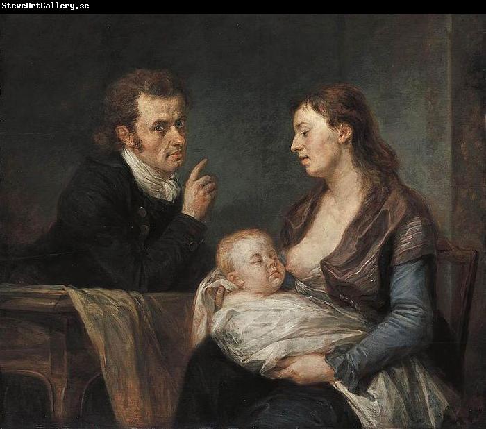 Johann Georg Edlinger Family Portrait